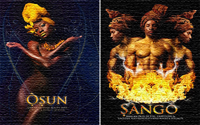 Oshun y Shango